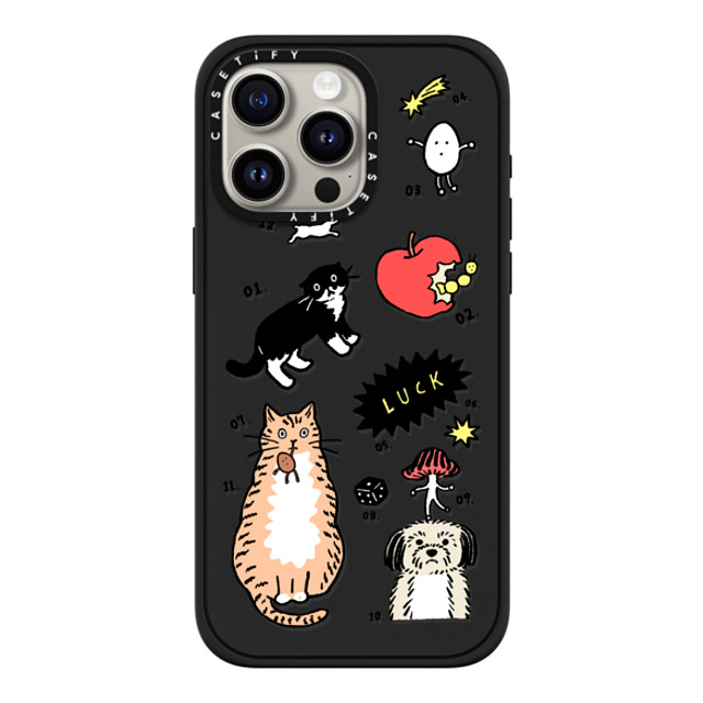 Chocolateye x CASETiFY iPhone 15 Pro Max Case Matte Black Impact Case MagSafe Compatible Mo and Friends 02 Chocolateye x CASETiFY iPhone 15 Pro Max Case Matte Black Impact Case MagSafe Compatible Mo and Friends 02