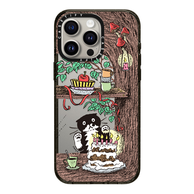 Chocolateye x CASETiFY iPhone 15 Pro Max ケース ブラック インパクトケース WINDOW MO