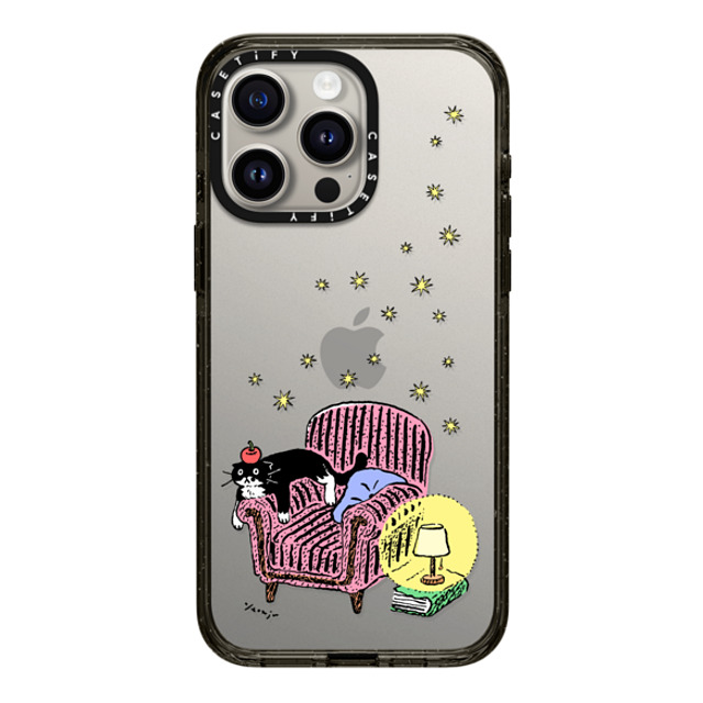 Chocolateye x CASETiFY iPhone 15 Pro Max ケース ブラック インパクトケース mo and armchair