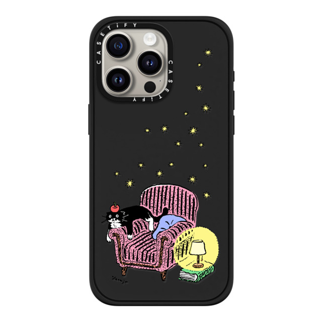 Chocolateye x CASETiFY iPhone 15 Pro Max ケース マットブラック インパクトケース MagSafe対応 mo and armchair