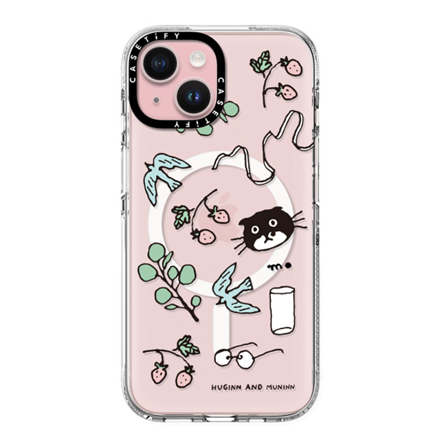 Chocolateye x CASETiFY iPhone 15 ケース クリア クリア ケース MagSafe対応 small things