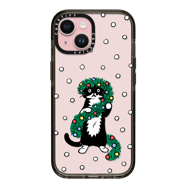 Chocolateye x CASETiFY iPhone 15 ケース ブラック インパクトケース merry mo