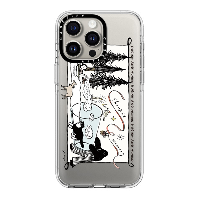 Chocolateye x CASETiFY iPhone 15 Pro Max ケース クリア クリア ケース MagSafe対応 modaeri's strange day