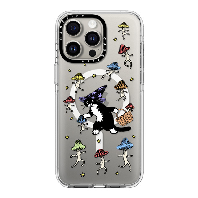 Chocolateye x CASETiFY iPhone 15 Pro Max ケース クリア クリア ケース MagSafe対応 Mushroom and Mo