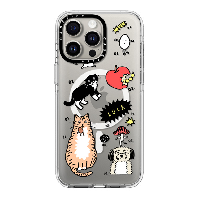 Chocolateye x CASETiFY iPhone 15 Pro Max Case Clear Clear Case MagSafe Compatible Mo and Friends 02 Chocolateye x CASETiFY iPhone 15 Pro Max Case Clear Clear Case MagSafe Compatible Mo and Friends 02