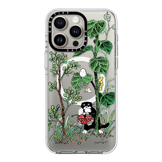 Chocolateye x CASETiFY iPhone 15 Pro Max ケース クリア クリア ケース MagSafe対応 FOREST WALK