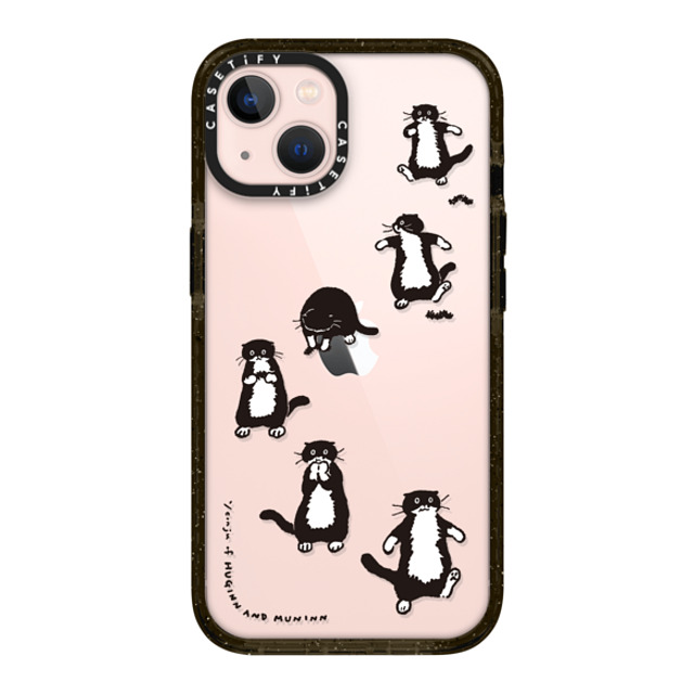 Chocolateye x CASETiFY iPhone 13 ケース ブラック インパクトケース A SMALL HUNTER