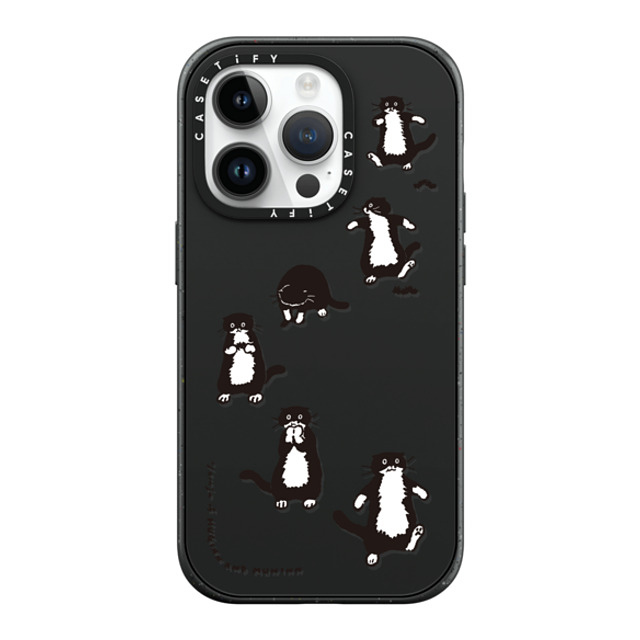 Chocolateye x CASETiFY iPhone 14 Pro ケース マットブラック インパクトケース MagSafe対応 A SMALL HUNTER