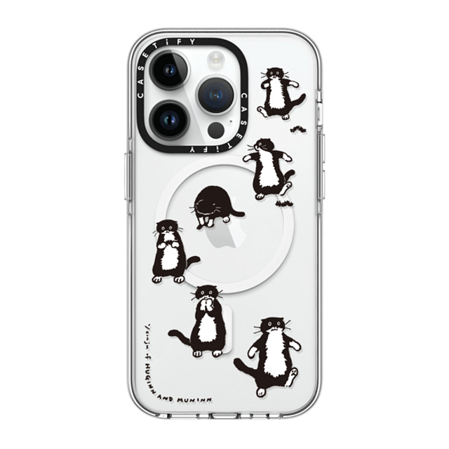 Chocolateye x CASETiFY iPhone 14 Pro ケース クリア クリア ケース MagSafe対応 A SMALL HUNTER