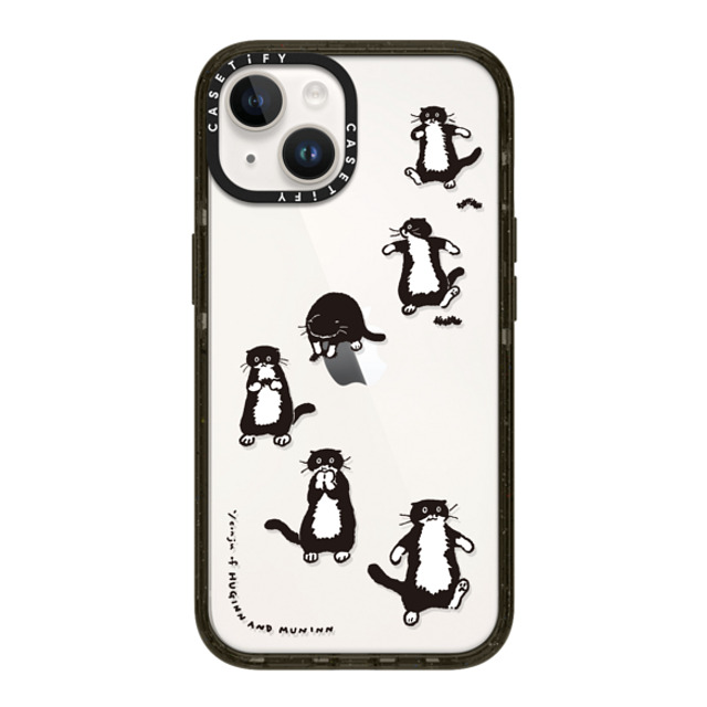 Chocolateye x CASETiFY iPhone 14 ケース ブラック インパクトケース A SMALL HUNTER