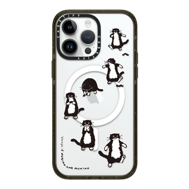 Chocolateye x CASETiFY iPhone 14 Pro Max ケース ブラック インパクトケース MagSafe対応 A SMALL HUNTER