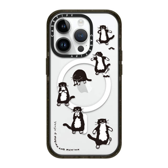 Chocolateye x CASETiFY iPhone 14 Pro ケース ブラック インパクトケース MagSafe対応 A SMALL HUNTER