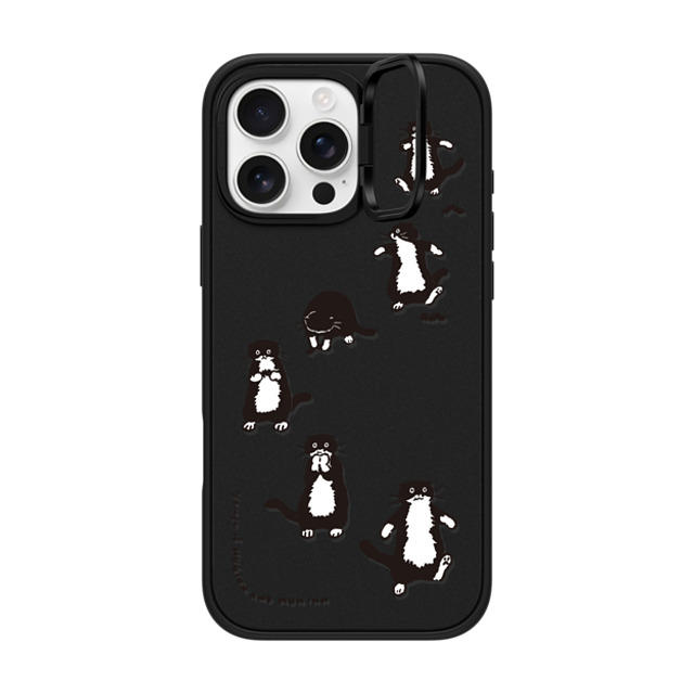 Chocolateye x CASETiFY iPhone 16 Pro Max ケース マットブラック インパクトリングスタンドケース MagSafe対応 A SMALL HUNTER