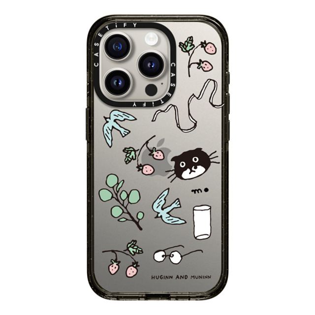 Chocolateye x CASETiFY iPhone 15 Pro ケース ブラック インパクトケース small things