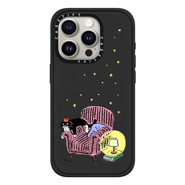 Chocolateye x CASETiFY iPhone 15 Pro ケース マットブラック インパクトケース MagSafe対応 mo and armchair