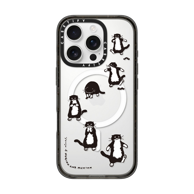 Chocolateye x CASETiFY iPhone 16 Pro ケース ブラック インパクトケース MagSafe対応 A SMALL HUNTER