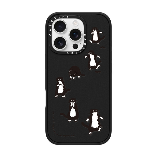 Chocolateye x CASETiFY iPhone 16 Pro ケース マットブラック インパクトケース A SMALL HUNTER