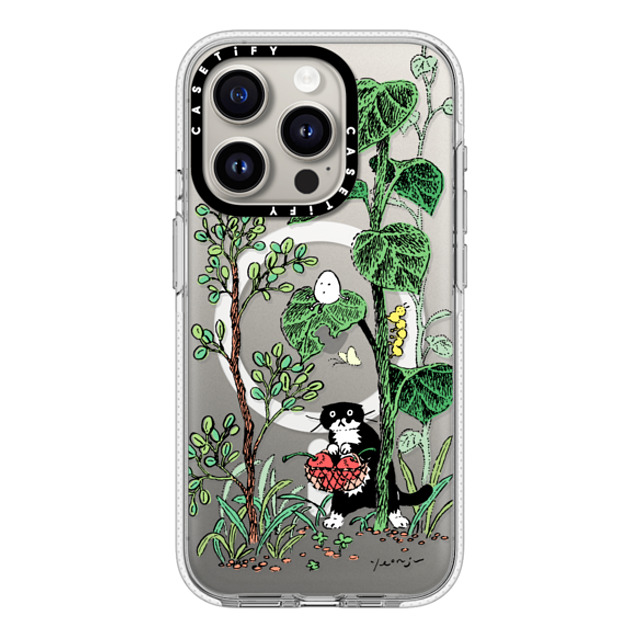 Chocolateye x CASETiFY iPhone 15 Pro ケース クリア クリア ケース MagSafe対応 FOREST WALK