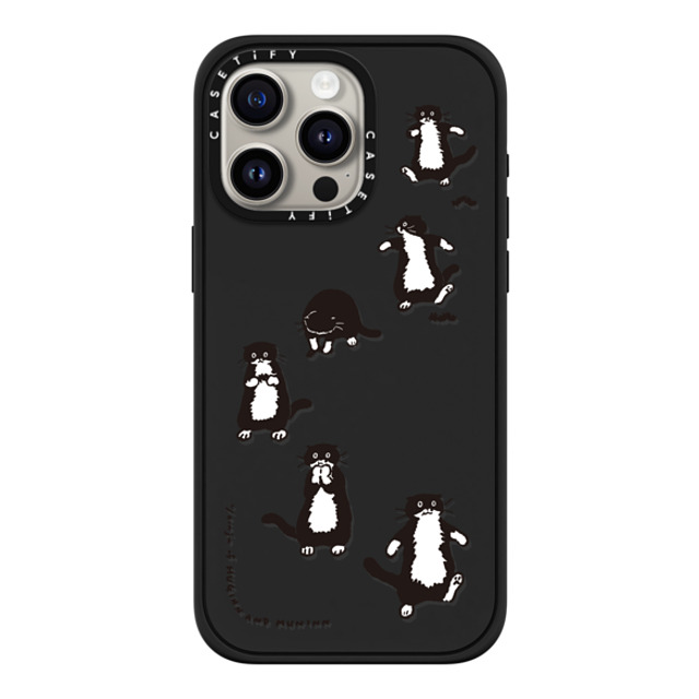 Chocolateye x CASETiFY iPhone 15 Pro Max ケース マットブラック インパクトケース MagSafe対応 A SMALL HUNTER