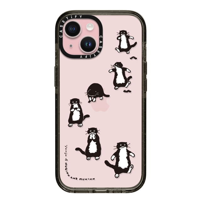 Chocolateye x CASETiFY iPhone 15 ケース ブラック インパクトケース A SMALL HUNTER