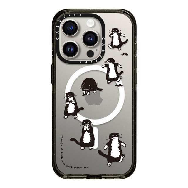 Chocolateye x CASETiFY iPhone 15 Pro ケース ブラック インパクトケース MagSafe対応 A SMALL HUNTER