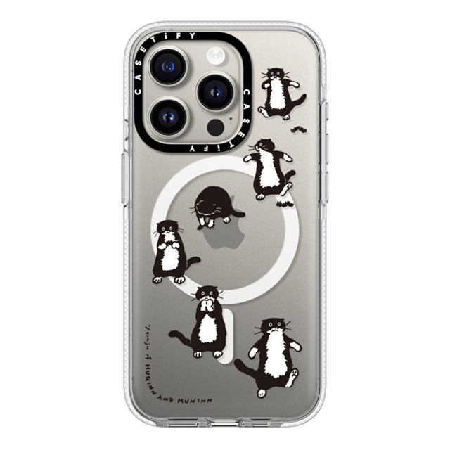 Chocolateye x CASETiFY iPhone 15 Pro ケース クリア クリア ケース MagSafe対応 A SMALL HUNTER