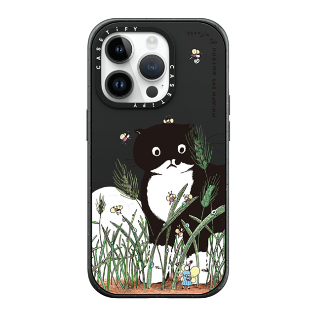 Chocolateye x CASETiFY iPhone 14 Pro ケース マットブラック インパクトケース MagSafe対応 MODAERI's summer