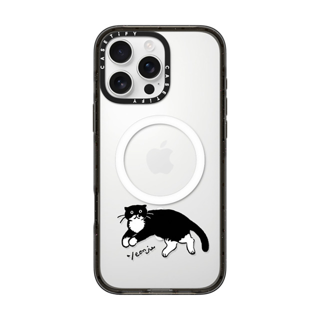 Chocolateye x CASETiFY iPhone 16 Pro Max Case Cat,Animal Black Impact Case MagSafe Compatible MODAERI's rest time Mother's Day Chocolateye x CASETiFY iPhone 16 Pro Max Case Cat,Animal Black Impact Case MagSafe Compatible MODAERI's rest time Mother's Day