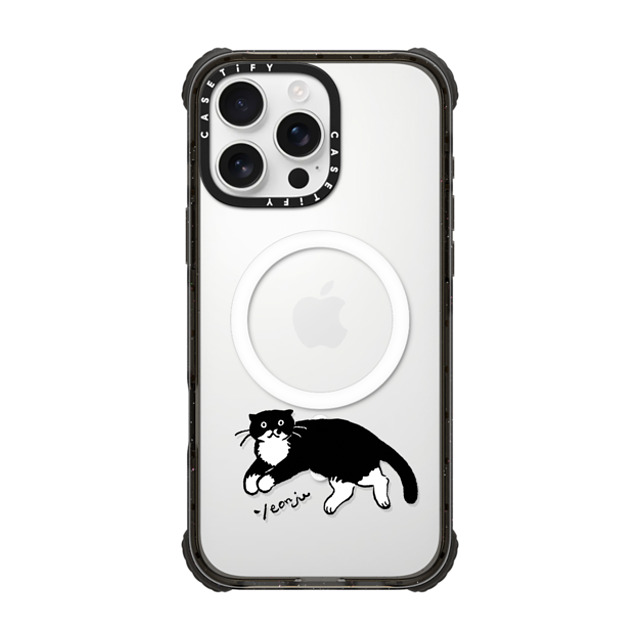 Chocolateye x CASETiFY iPhone 16 Pro Max Case Cat,Animal Black ウルトラ インパクトケース MagSafe 対応 MODAERI's rest time Back to School Chocolateye x CASETiFY iPhone 16 Pro Max Case Cat,Animal Black ウルトラ インパクトケース MagSafe 対応 MODAERI's rest time Back to School