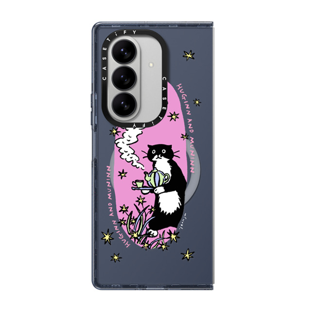 Chocolateye x CASETiFY Galaxy Z Fold7 Case Cat,Animal ネイビー マグネット式 インパクトケース tea time New iPhone Chocolateye x CASETiFY Galaxy Z Fold7 Case Cat,Animal ネイビー マグネット式 インパクトケース tea time New iPhone