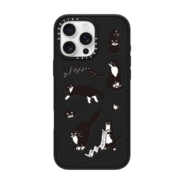 Chocolateye x CASETiFY iPhone 16 Pro Max ケース マットブラック インパクトケース MagSafe対応 MY MODAERI