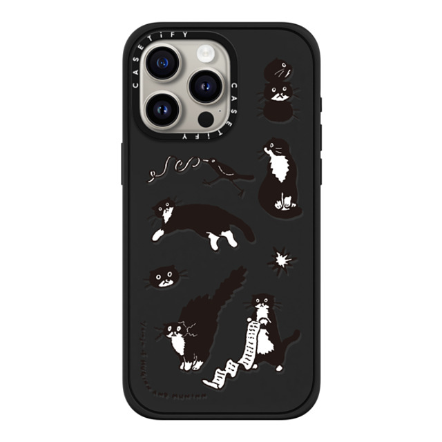 Chocolateye x CASETiFY iPhone 15 Pro Max ケース マットブラック インパクトケース MagSafe対応 MY MODAERI