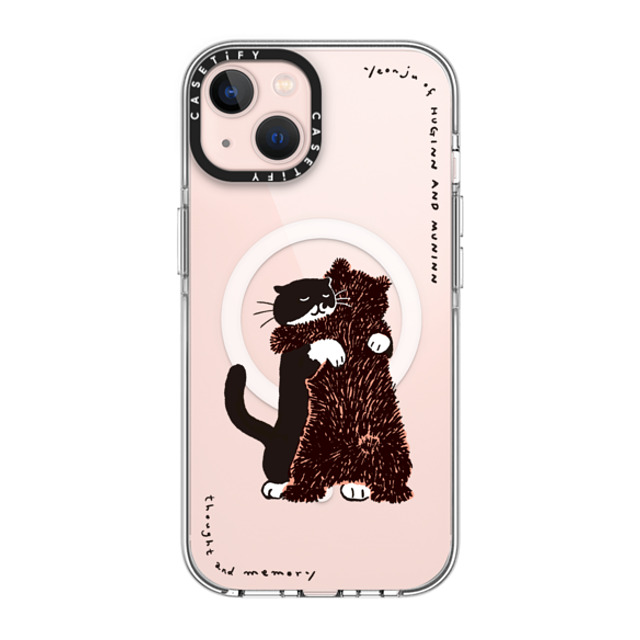 Chocolateye x CASETiFY iPhone 13 ケース クリア クリア ケース MagSafe対応 HUG