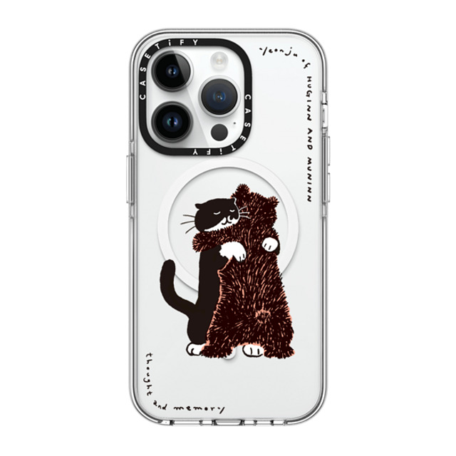 Chocolateye x CASETiFY iPhone 14 Pro ケース クリア クリア ケース MagSafe対応 HUG