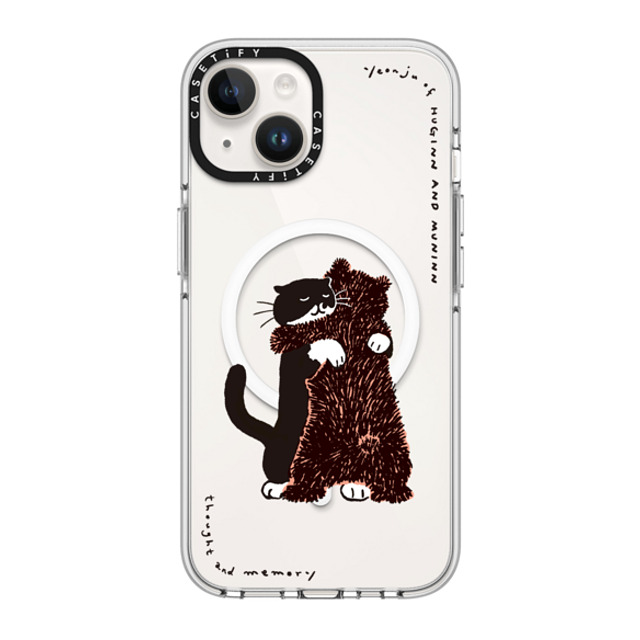 Chocolateye x CASETiFY iPhone 14 ケース クリア クリア ケース MagSafe対応 HUG