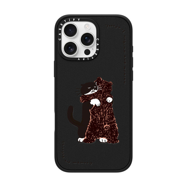 Chocolateye x CASETiFY iPhone 16 Pro Max ケース マットブラック インパクトケース MagSafe対応 HUG