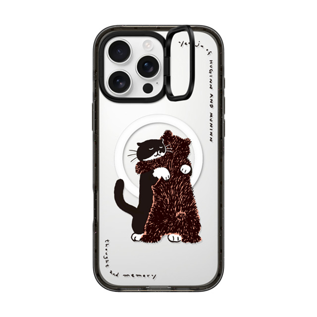 Chocolateye x CASETiFY iPhone 16 Pro Max ケース ブラック インパクトリングスタンドケース MagSafe対応 HUG