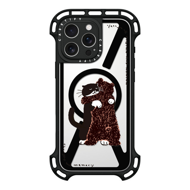 Chocolateye x CASETiFY iPhone 16 Pro Max ケース ブラック ウルトラ バウンスケース MagSafe対応 HUG