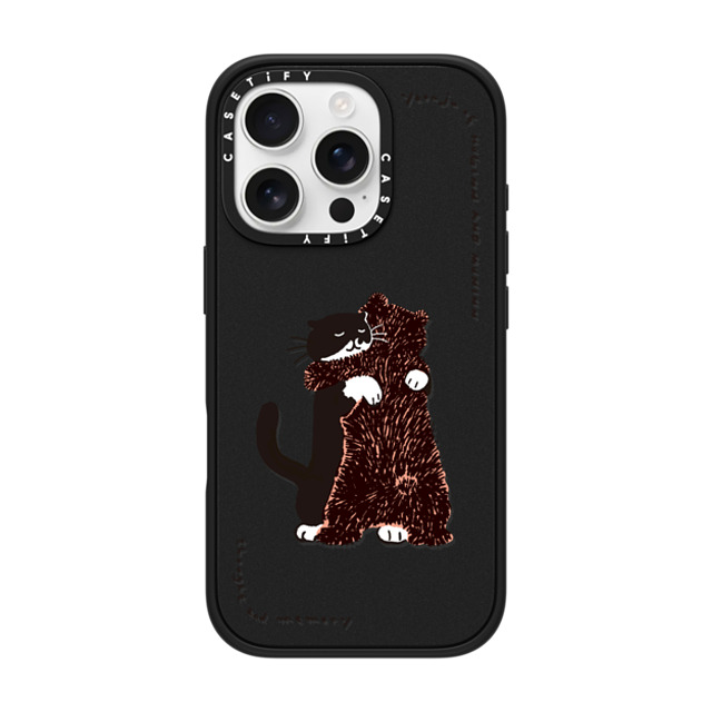 Chocolateye x CASETiFY iPhone 16 Pro ケース マットブラック インパクトケース MagSafe対応 HUG