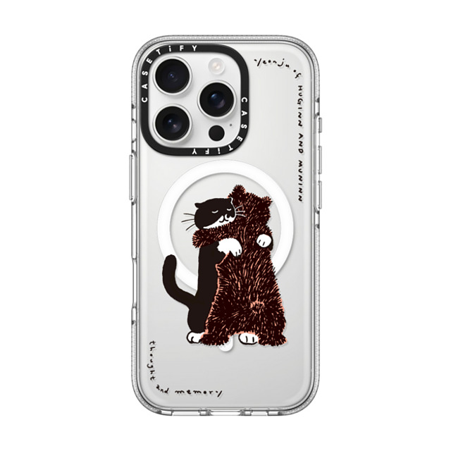 Chocolateye x CASETiFY iPhone 16 Pro ケース クリア クリア ケース MagSafe対応 HUG