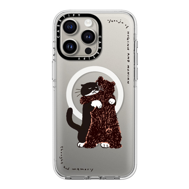 Chocolateye x CASETiFY iPhone 15 Pro Max ケース クリア クリア ケース MagSafe対応 HUG