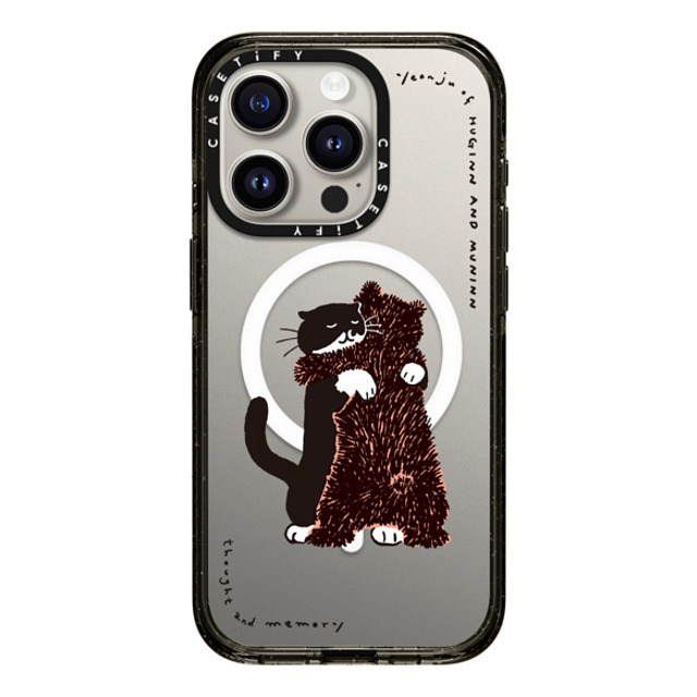 Chocolateye x CASETiFY iPhone 15 Pro ケース ブラック インパクトケース MagSafe対応 HUG