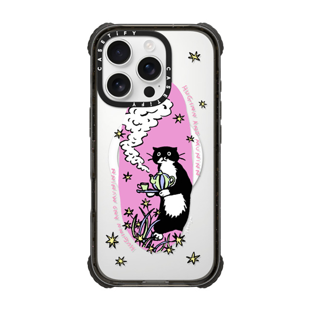 Chocolateye x CASETiFY iPhone 16 Pro Case Black ウルトラ インパクトケース MagSafe 対応 tea time Chocolateye x CASETiFY iPhone 16 Pro Case Black ウルトラ インパクトケース MagSafe 対応 tea time
