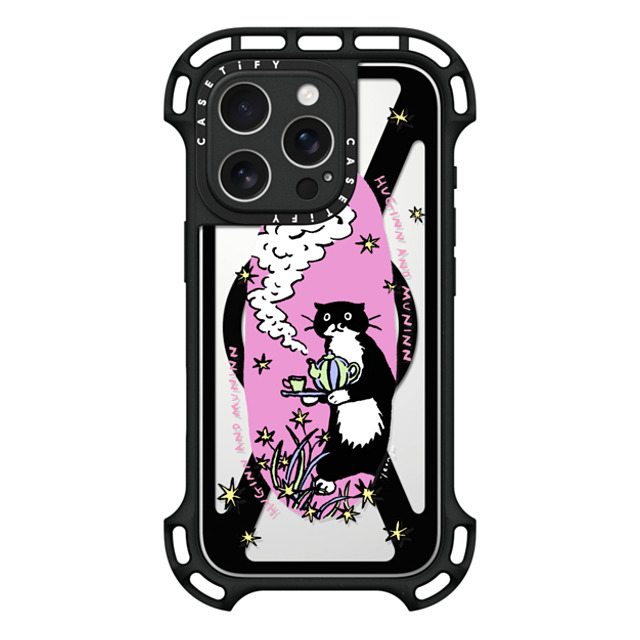 Chocolateye x CASETiFY iPhone 16 Pro Case Black ウルトラ バウンスケース MagSafe対応 tea time Chocolateye x CASETiFY iPhone 16 Pro Case Black ウルトラ バウンスケース MagSafe対応 tea time