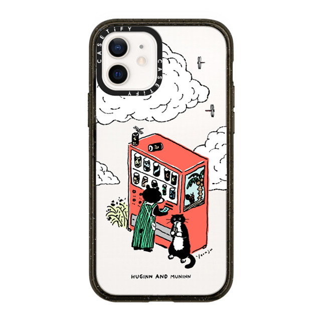 Chocolateye x CASETiFY iPhone 12 ケース Cat,Animal ブラック インパクトケース MODAERI AND B. B Father's Day Chocolateye x CASETiFY iPhone 12 ケース Cat,Animal ブラック インパクトケース MODAERI AND B. B Father's Day