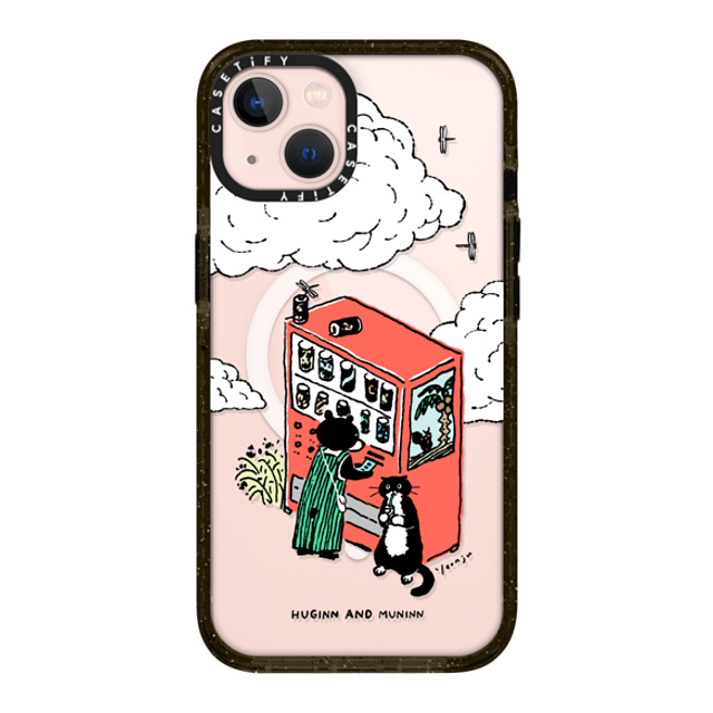 Chocolateye x CASETiFY iPhone 13 ケース ブラック インパクトケース MagSafe対応 MODAERI AND B. B