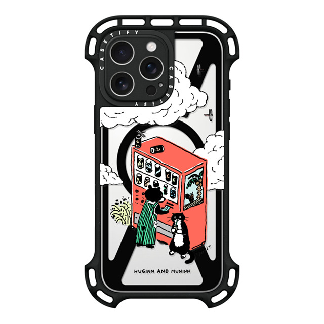 Chocolateye x CASETiFY iPhone 16 Pro Max ケース ブラック ウルトラ バウンスケース MagSafe対応 MODAERI AND B. B