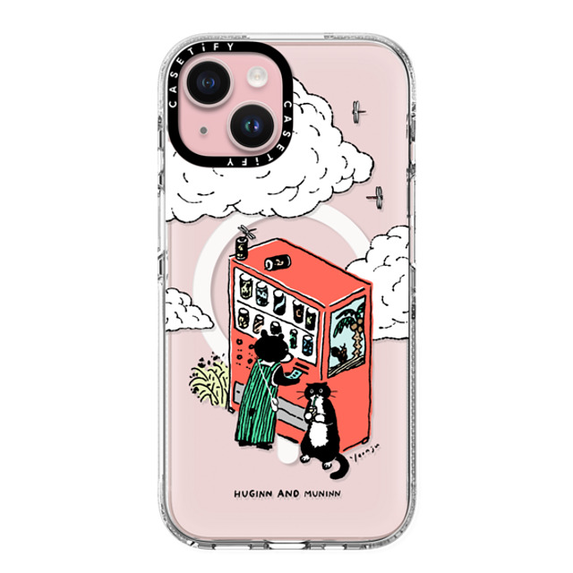 Chocolateye x CASETiFY iPhone 15 ケース クリア クリア ケース MagSafe対応 MODAERI AND B. B