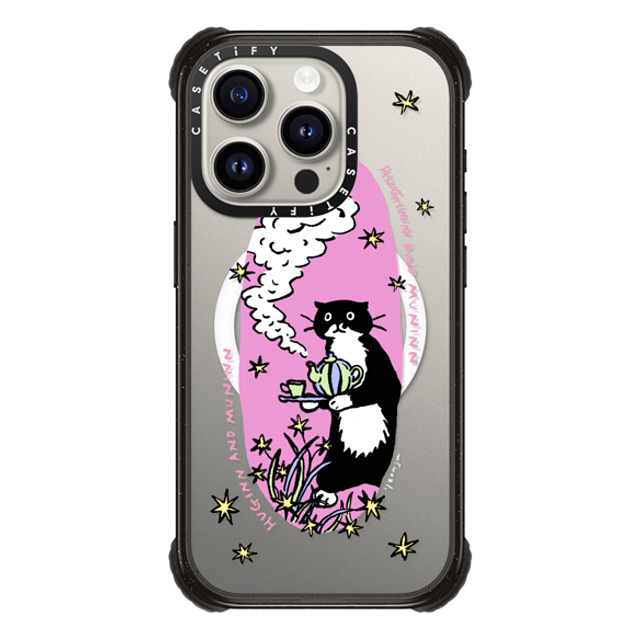 Chocolateye x CASETiFY iPhone 15 Pro Case Cat,Animal Black ウルトラ インパクトケース MagSafe 対応 tea time Mother's Day Chocolateye x CASETiFY iPhone 15 Pro Case Cat,Animal Black ウルトラ インパクトケース MagSafe 対応 tea time Mother's Day