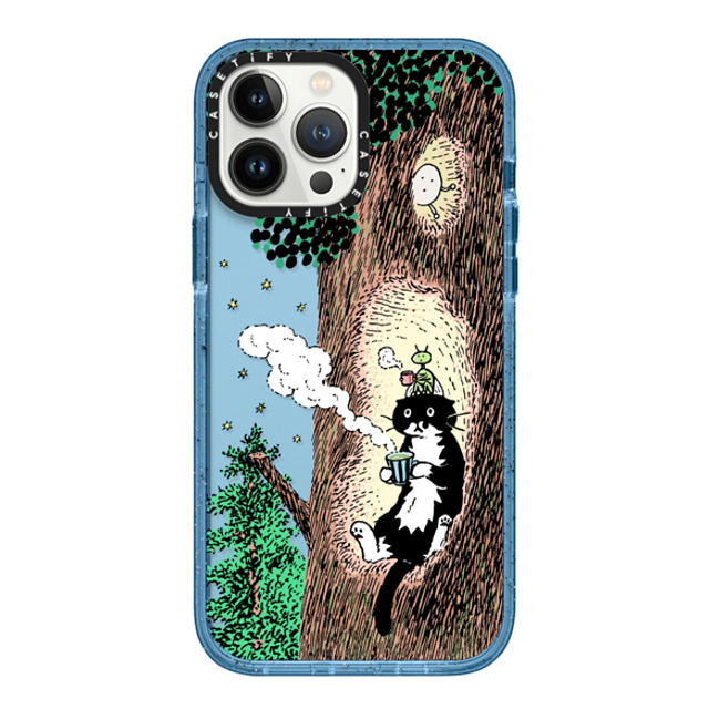 Chocolateye x CASETiFY iPhone 13 Pro Max ケース Cat,Animal ベイビーブルー インパクトケース Rest time Father's Day Chocolateye x CASETiFY iPhone 13 Pro Max ケース Cat,Animal ベイビーブルー インパクトケース Rest time Father's Day